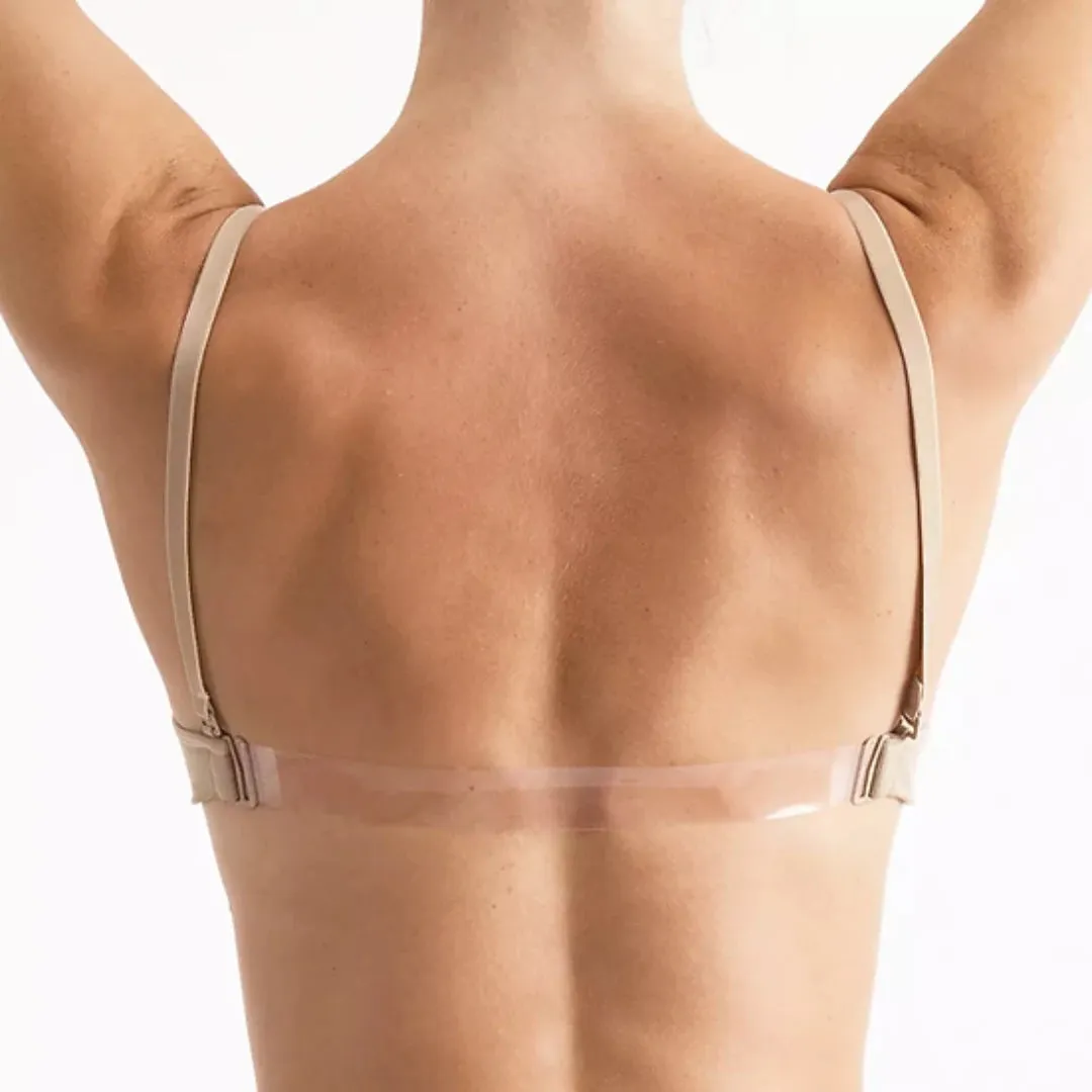 Silky Dance Seamless Clear Back Dance Bra Nude Adult SHDUBA