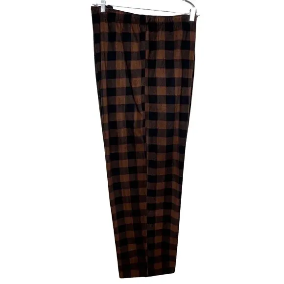 SKIMS Fleece Sleep Set Jasper Buffalo Check 4X