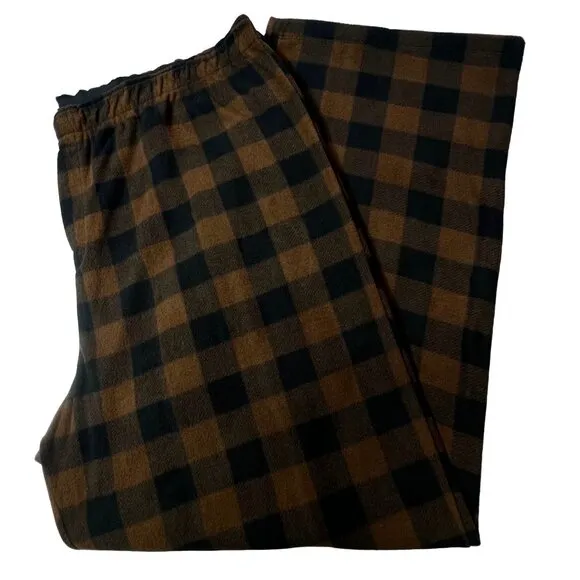 SKIMS Fleece Sleep Set Jasper Buffalo Check 4X