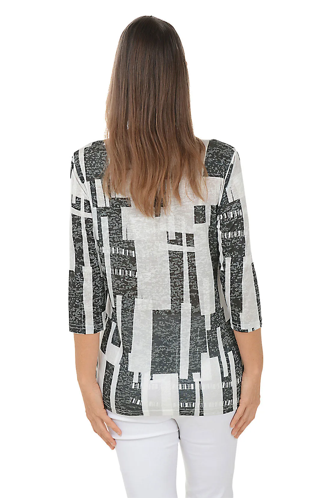 Skyscraper Jeweled Knit Top