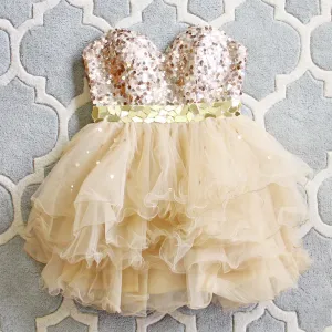 Spool Couture Golden Sparkle Dress