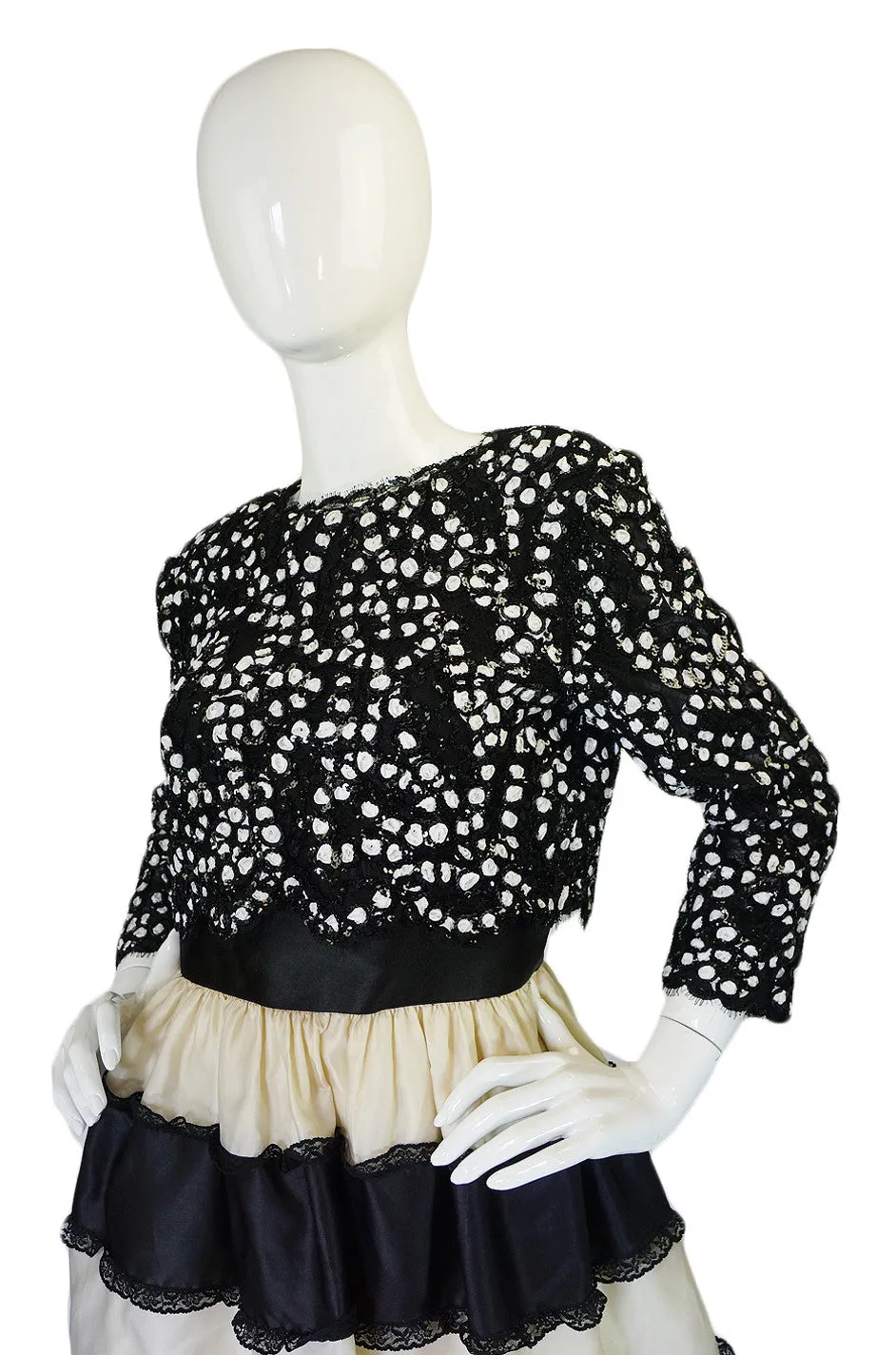 Spring 1988 Sequin & Ruffles Bill Blass Dress