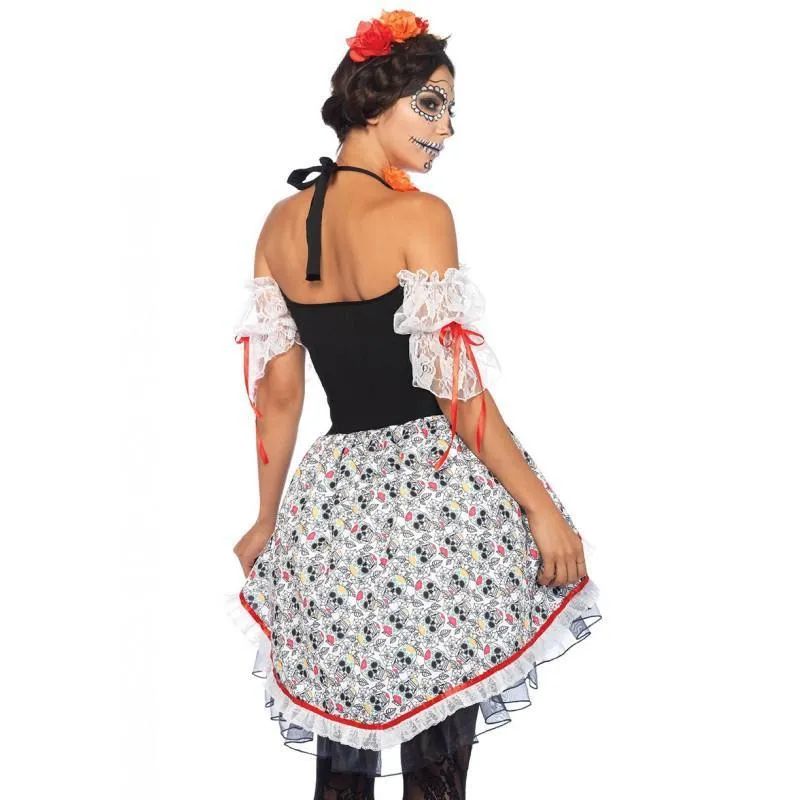 Sugar Skull Women's Mexican Day Of The Dead Costume