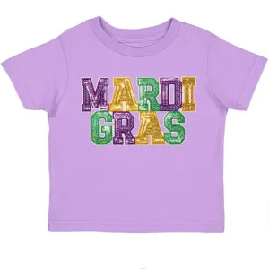 Sweet Wink Mardi Gras Patch Short Sleeve T-Shirt