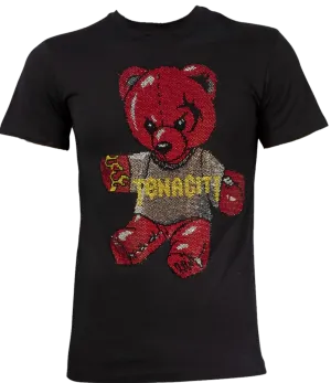 TENACITI BEAR RHINESTONE T-SHIRT