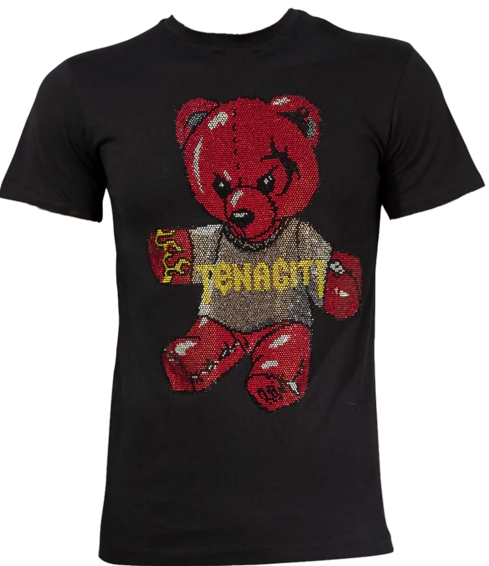 TENACITI BEAR RHINESTONE T-SHIRT