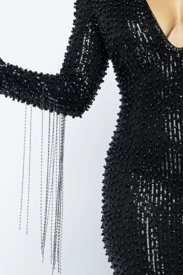 THE GLAMOUR DRESS (BLACK)