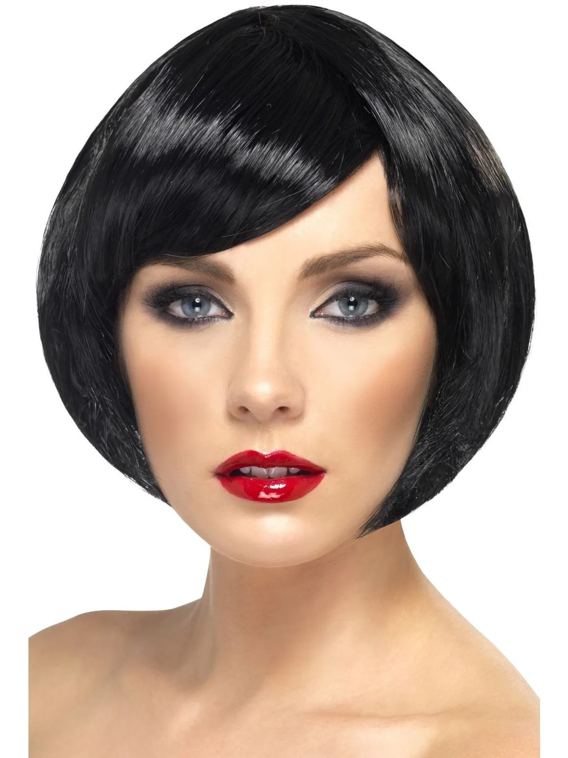 Trixie Bob Short Black Straight Wig Women