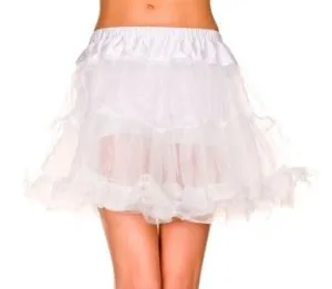 Tulle White Petticoat Womens Costume