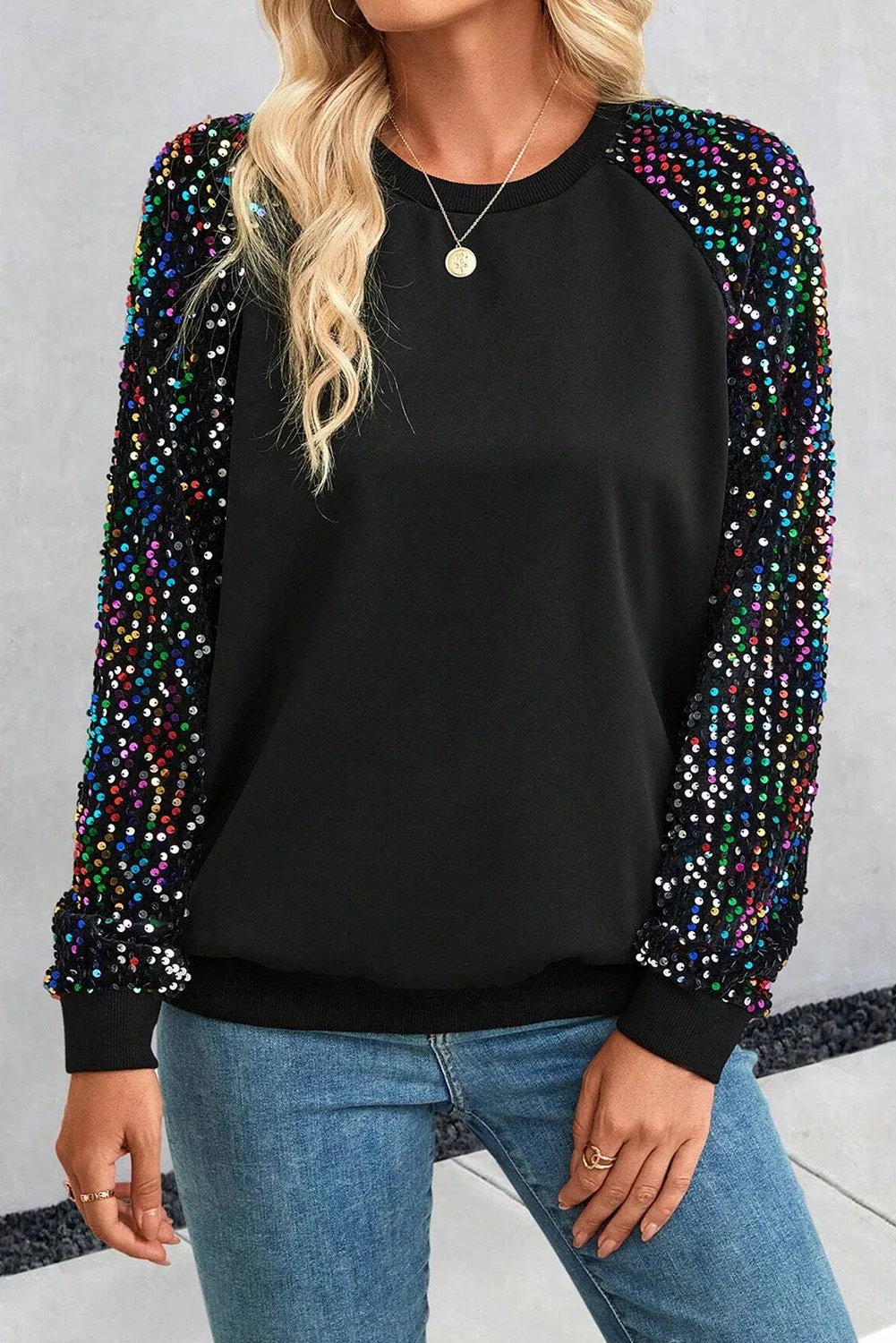 Twilight Sequin Pullover