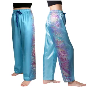 Unicorn Hair-Satin Pajama Pants