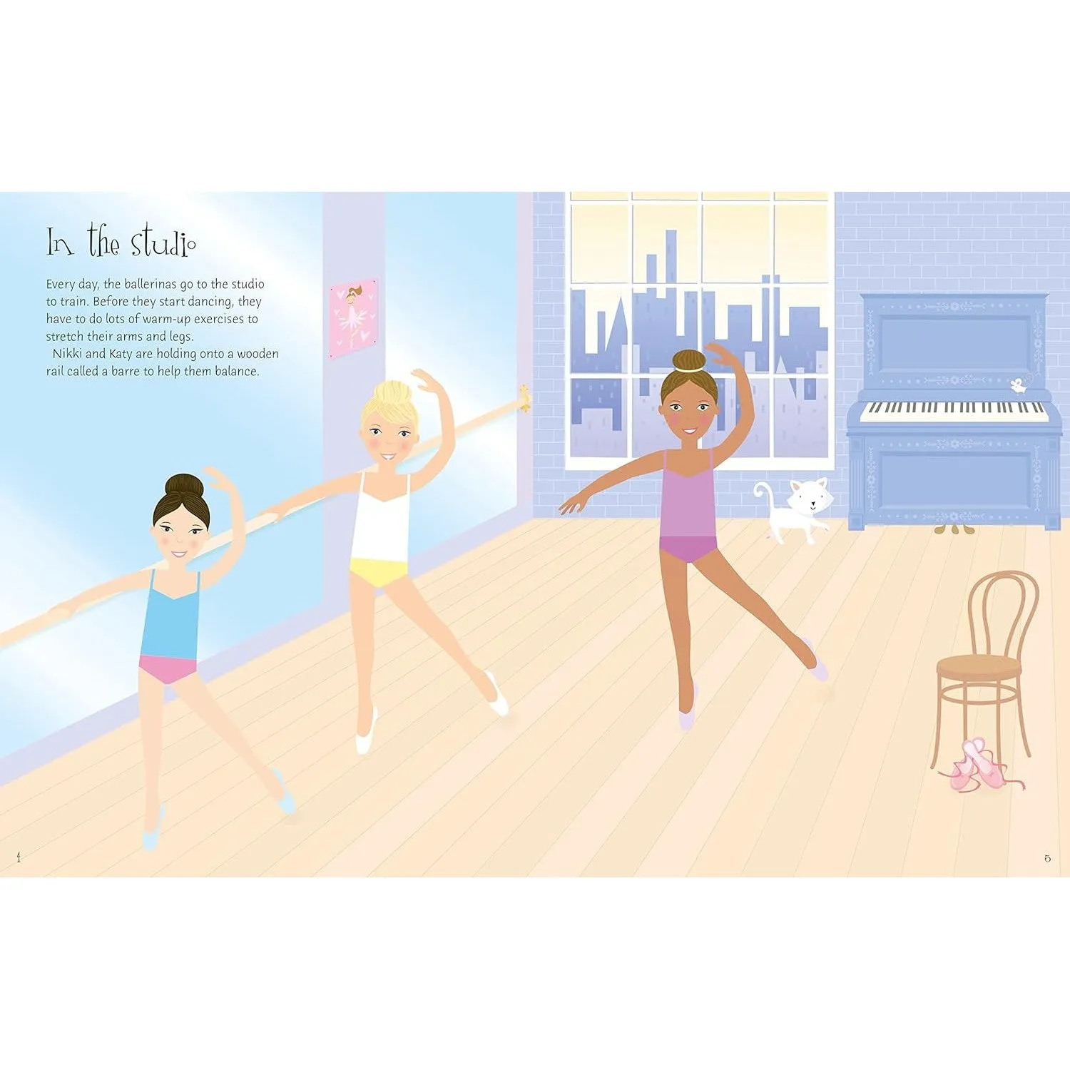 Usborne Books: Sticker Dolly Dressing - Ballerinas (Paperback Book)