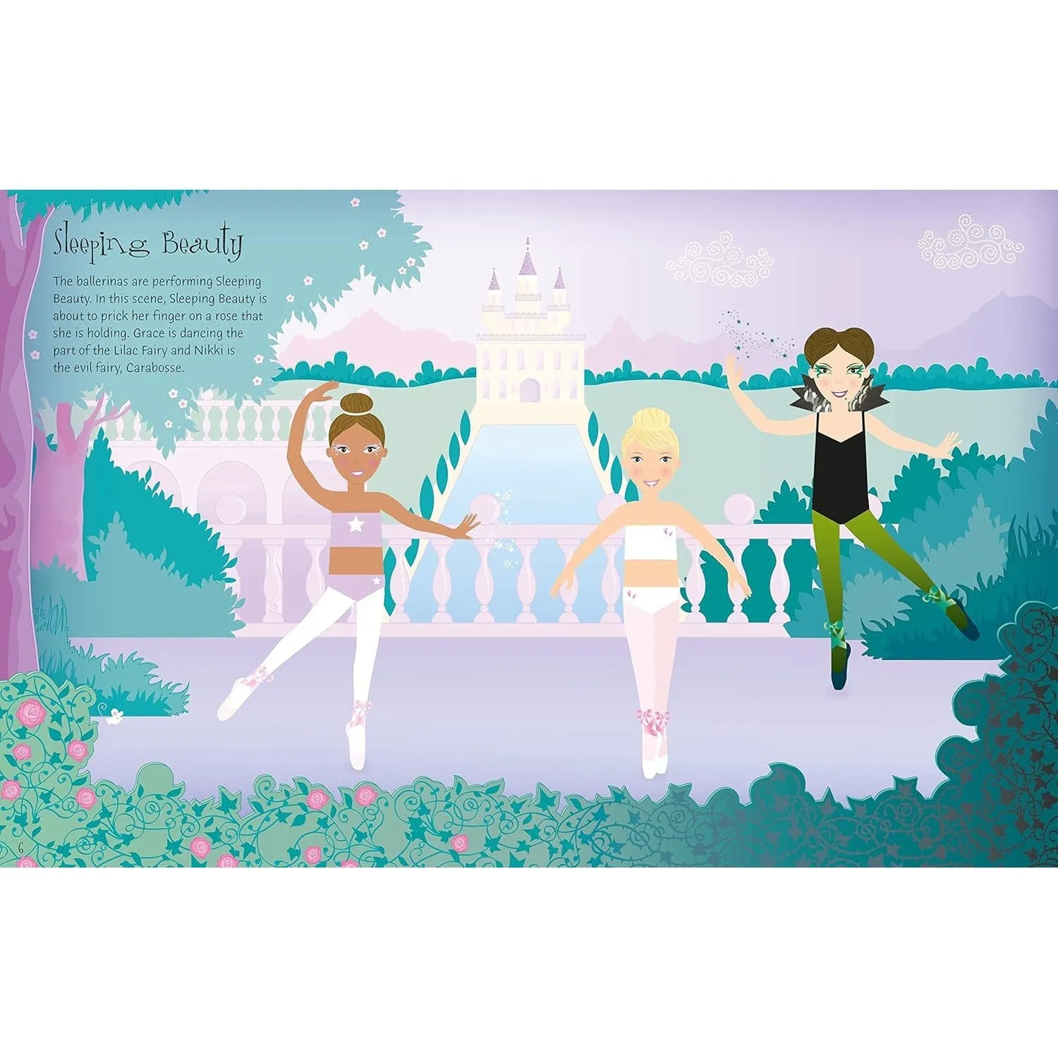 Usborne Books: Sticker Dolly Dressing - Ballerinas (Paperback Book)