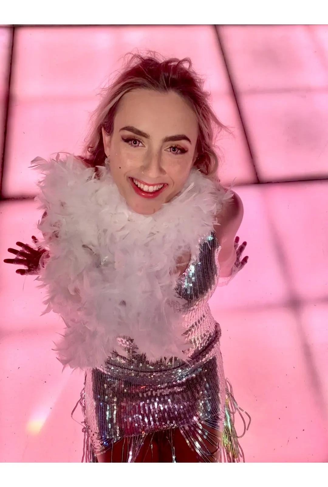 White Feather Boa