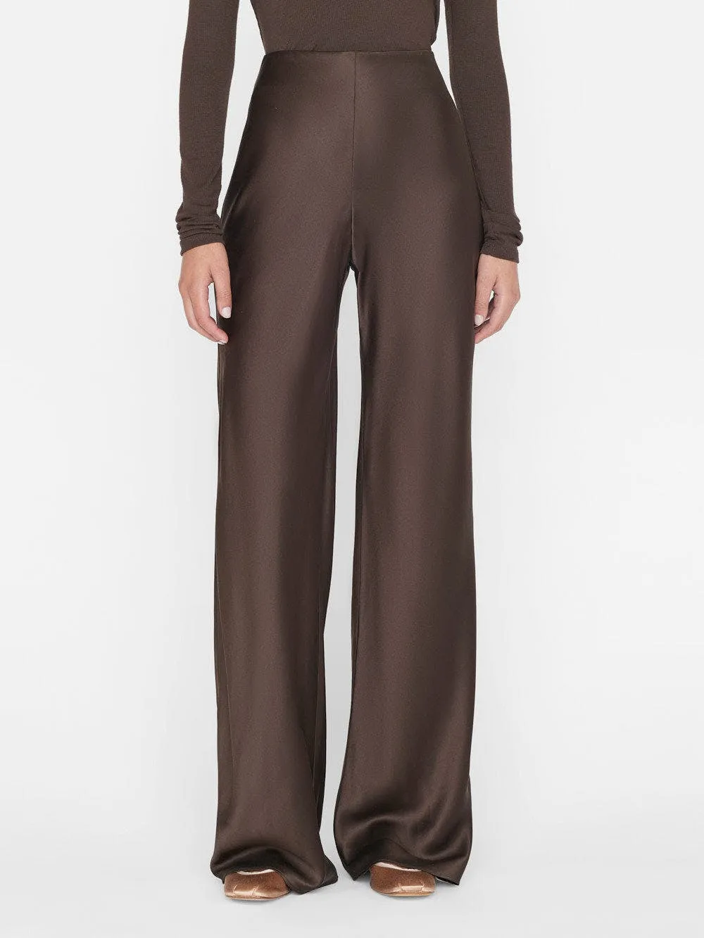 Wide Leg Pull on Pant (Espresso)