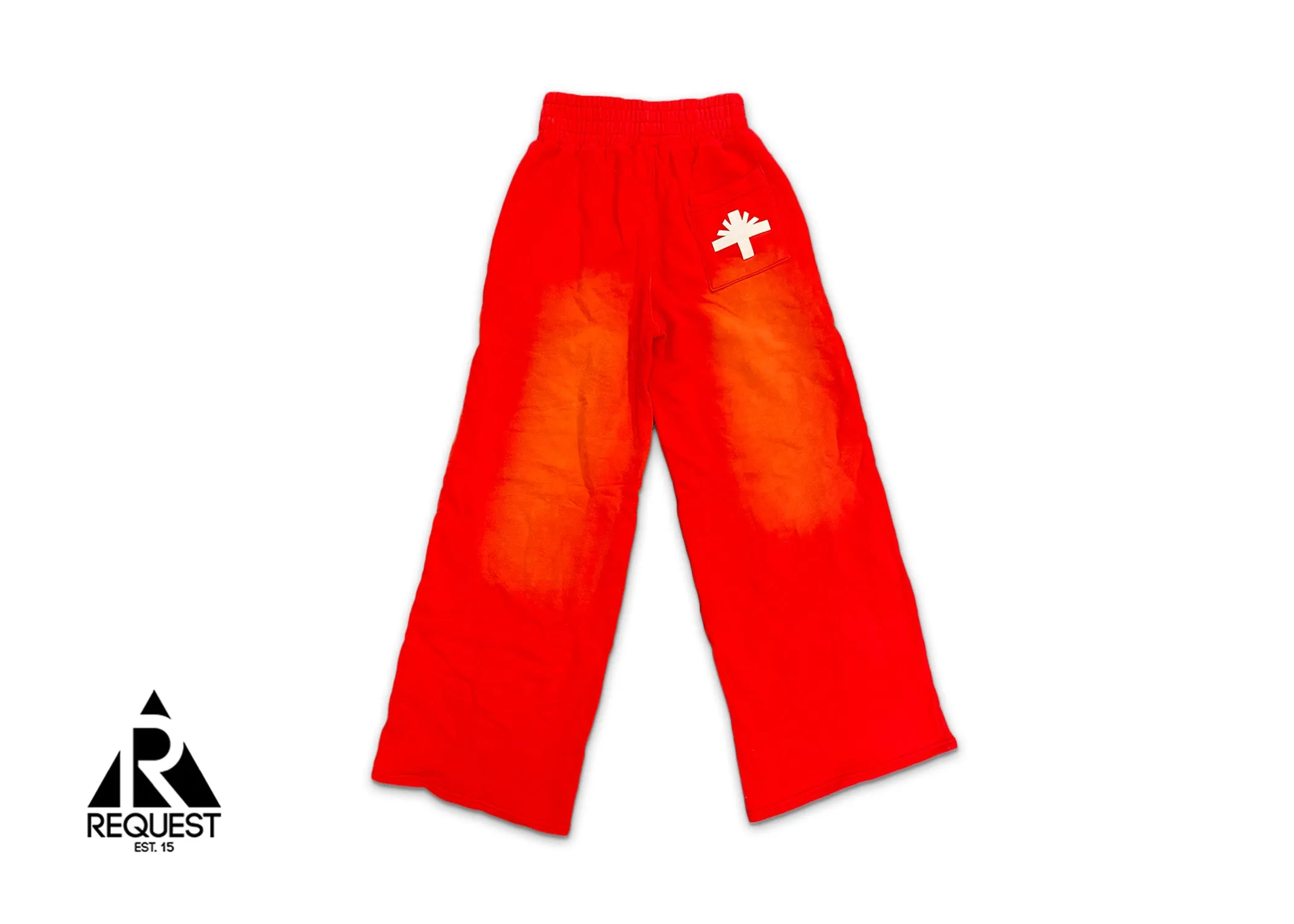 Wide Leg Sweatpants "Red"
