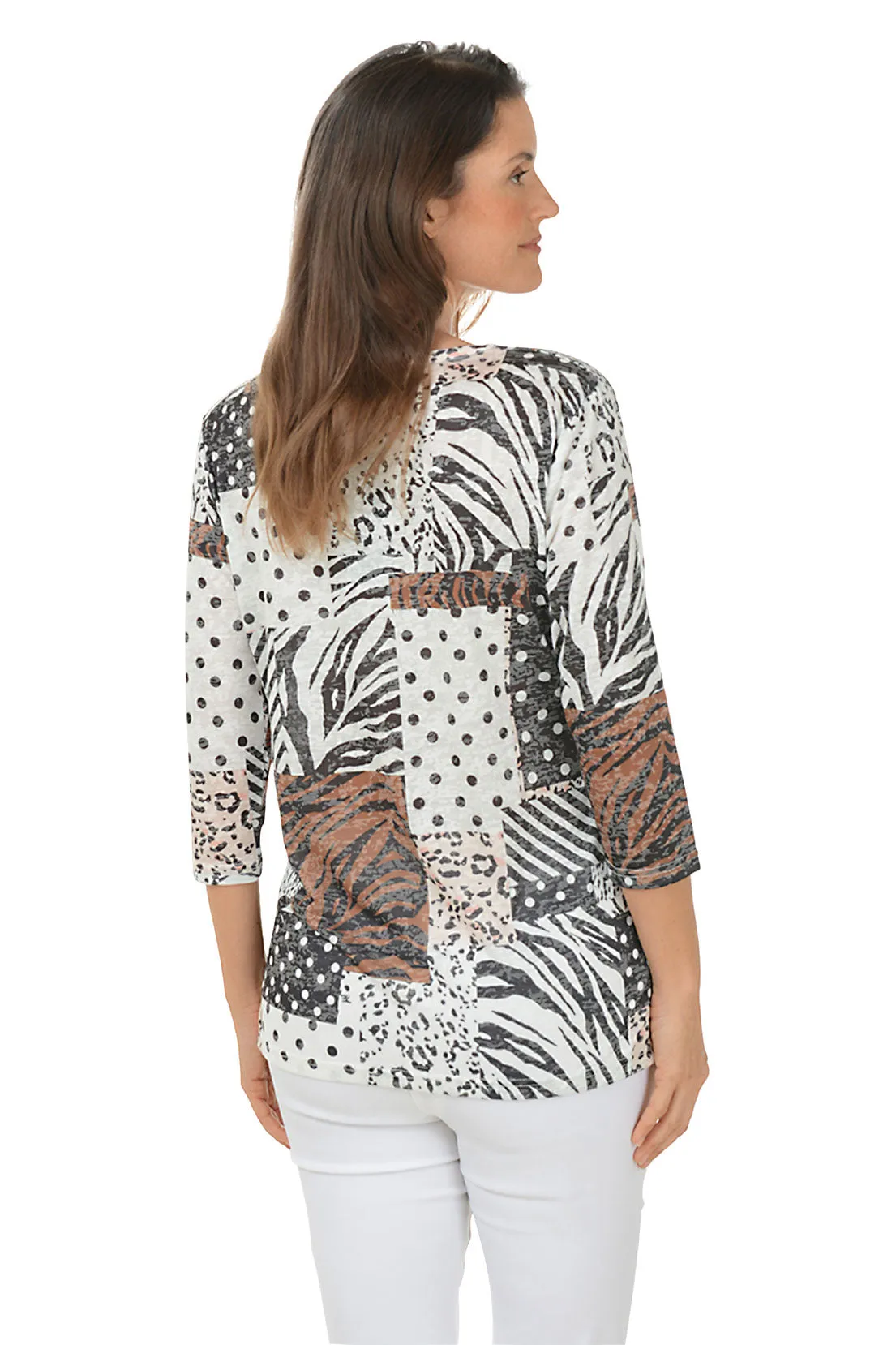 Wild Thing Jeweled Knit Top