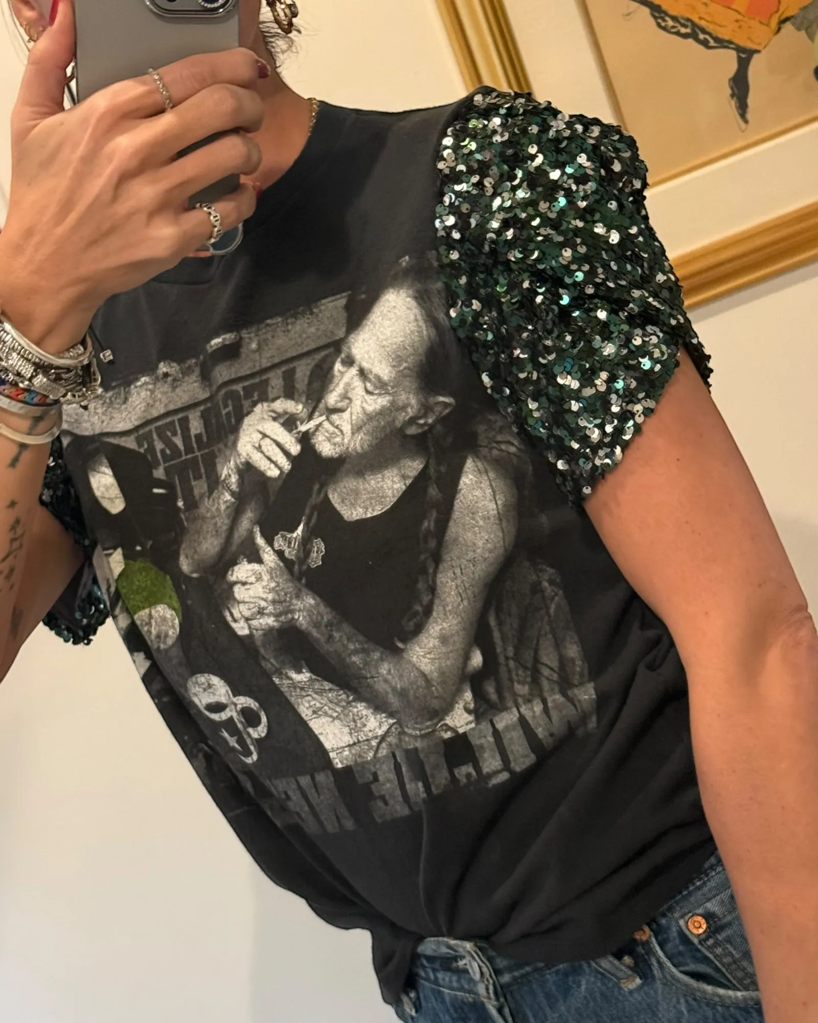 Willie Nelson Sinatra Tee